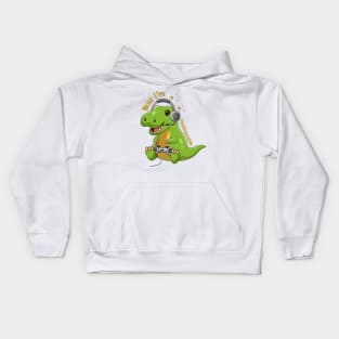 Unstoppable I'm now Funny Dinosaur Kids Hoodie